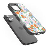 iPhone 16 Pro Max Springtime Meadow: Transparent Black Impact Phone Case