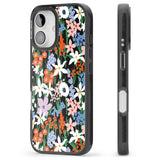 iPhone 16 Pro Max Springtime Meadow: Solid Black Impact Phone Case