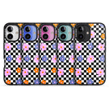 iPhone 16 Pro Max Checkered Blossom Black Impact Phone Case