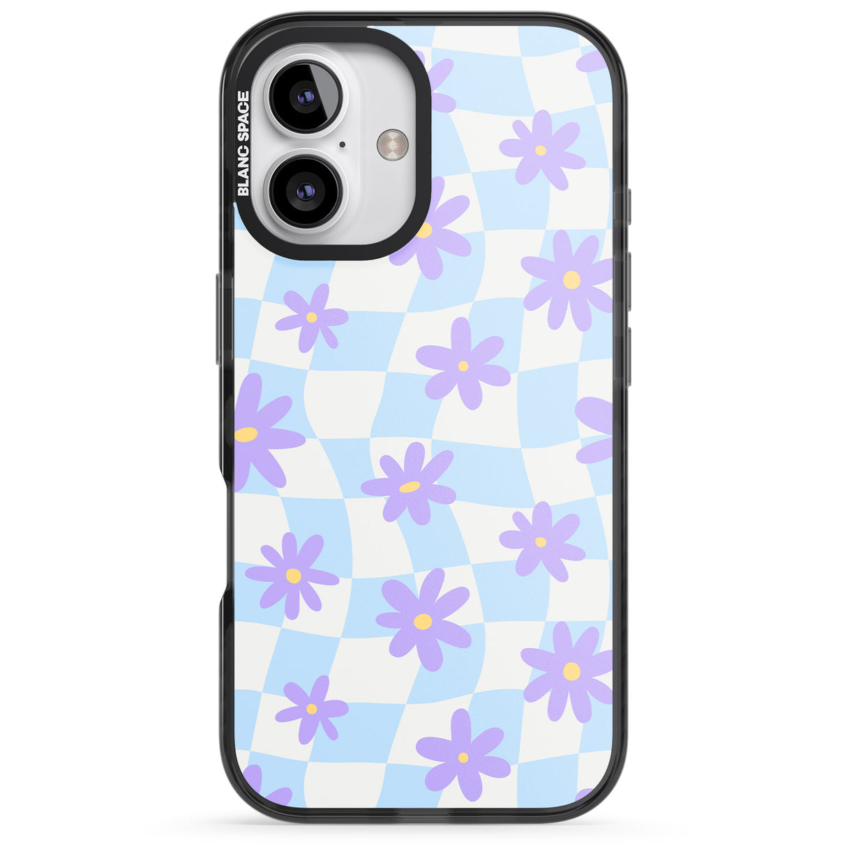 iPhone 16 Pro Max Serene Skies & Flowers Black Impact Phone Case