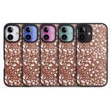 iPhone 16 Pro Max Wildflower Cluster on Terracotta Black Impact Phone Case