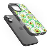 iPhone 16 Pro Max Shocked Avocados Black Impact Phone Case