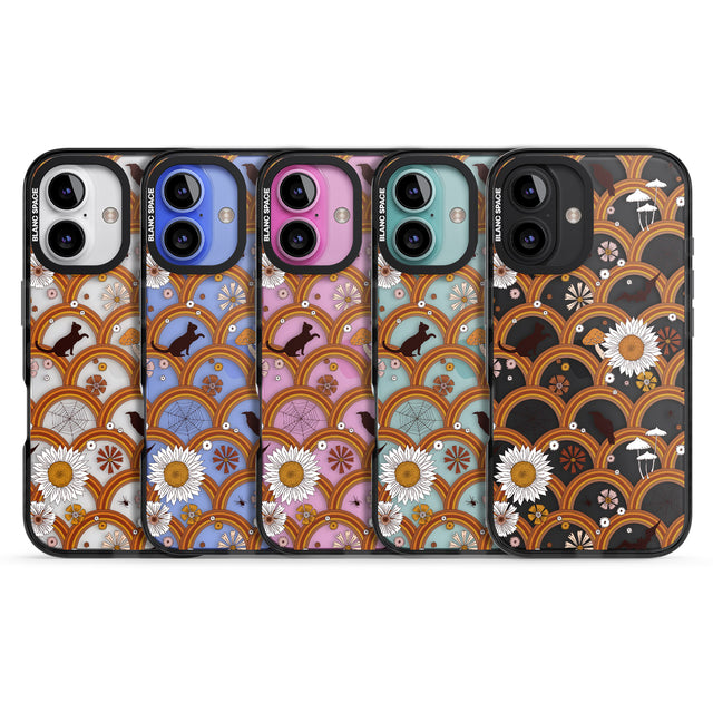 iPhone 16 Pro Max Halloween Rainbows Black Impact Phone Case