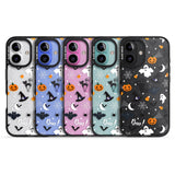 iPhone 16 Pro Max Halloween Mix Pattern Black Impact Phone Case