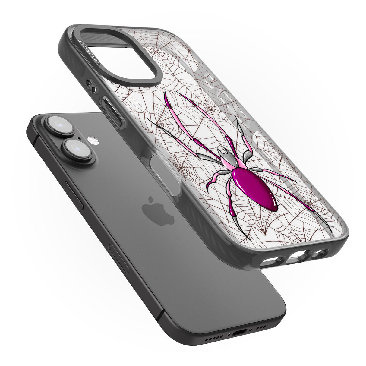 iPhone 16 Pro Max Arachnophobia Black Impact Phone Case