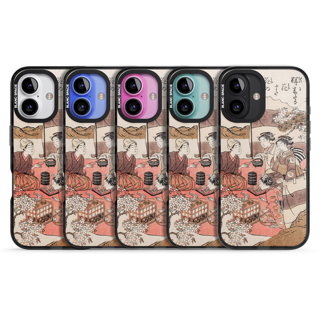 iPhone 16 Pro Max Japanese Afternoon Tea Black Impact Phone Case