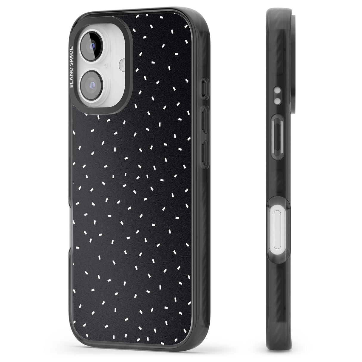 iPhone 16 Pro Max Confetti (Black) Black Impact Phone Case