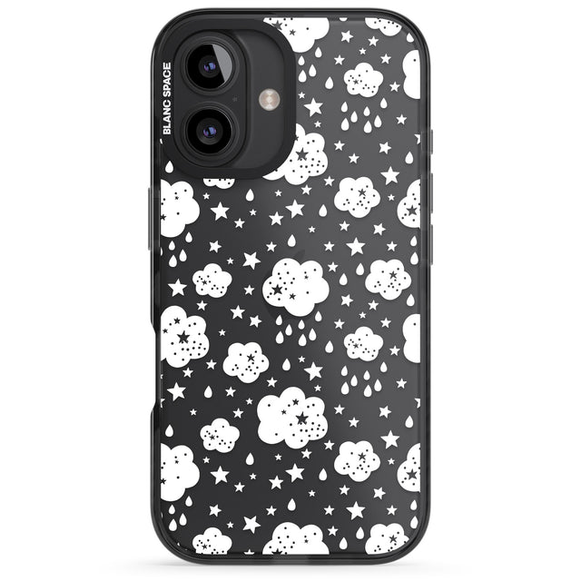 iPhone 16 Pro Max Rainy Days Black Impact Phone Case