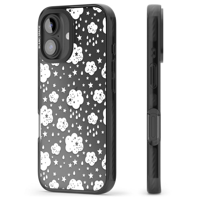 iPhone 16 Pro Max Rainy Days Black Impact Phone Case