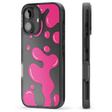 iPhone 16 Pro Max Pink Lava Lamp Black Impact Phone Case