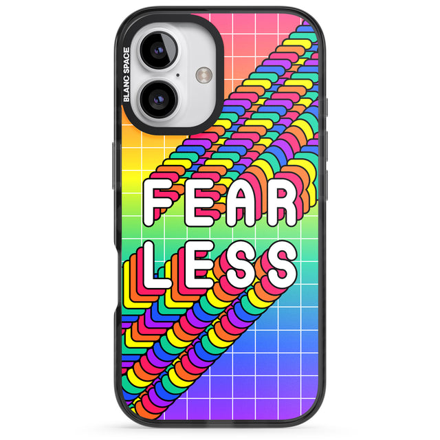 iPhone 16 Pro Max Fearless Black Impact Phone Case