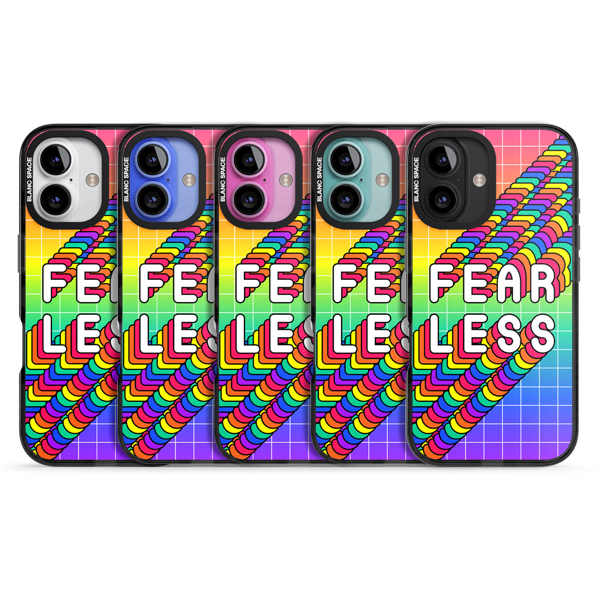 iPhone 16 Pro Max Fearless Black Impact Phone Case