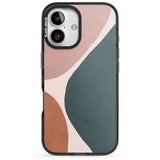 iPhone 16 Pro Max Lush Abstract Watercolour Design #8 Black Impact Phone Case