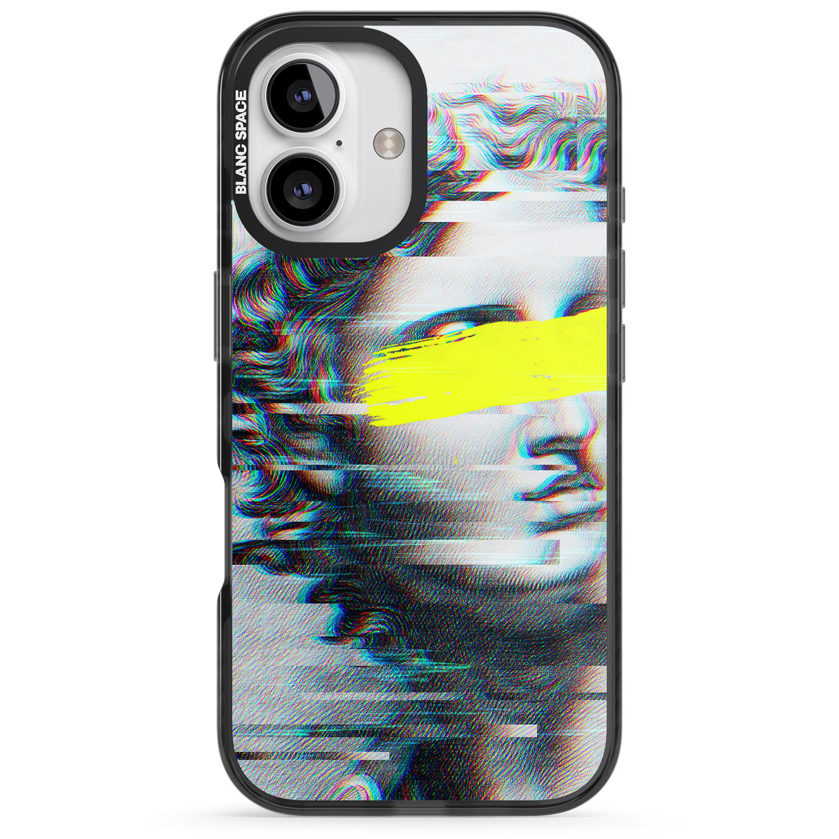 iPhone 16 Pro Max GLITCHED FRAGMENT Black Impact Phone Case