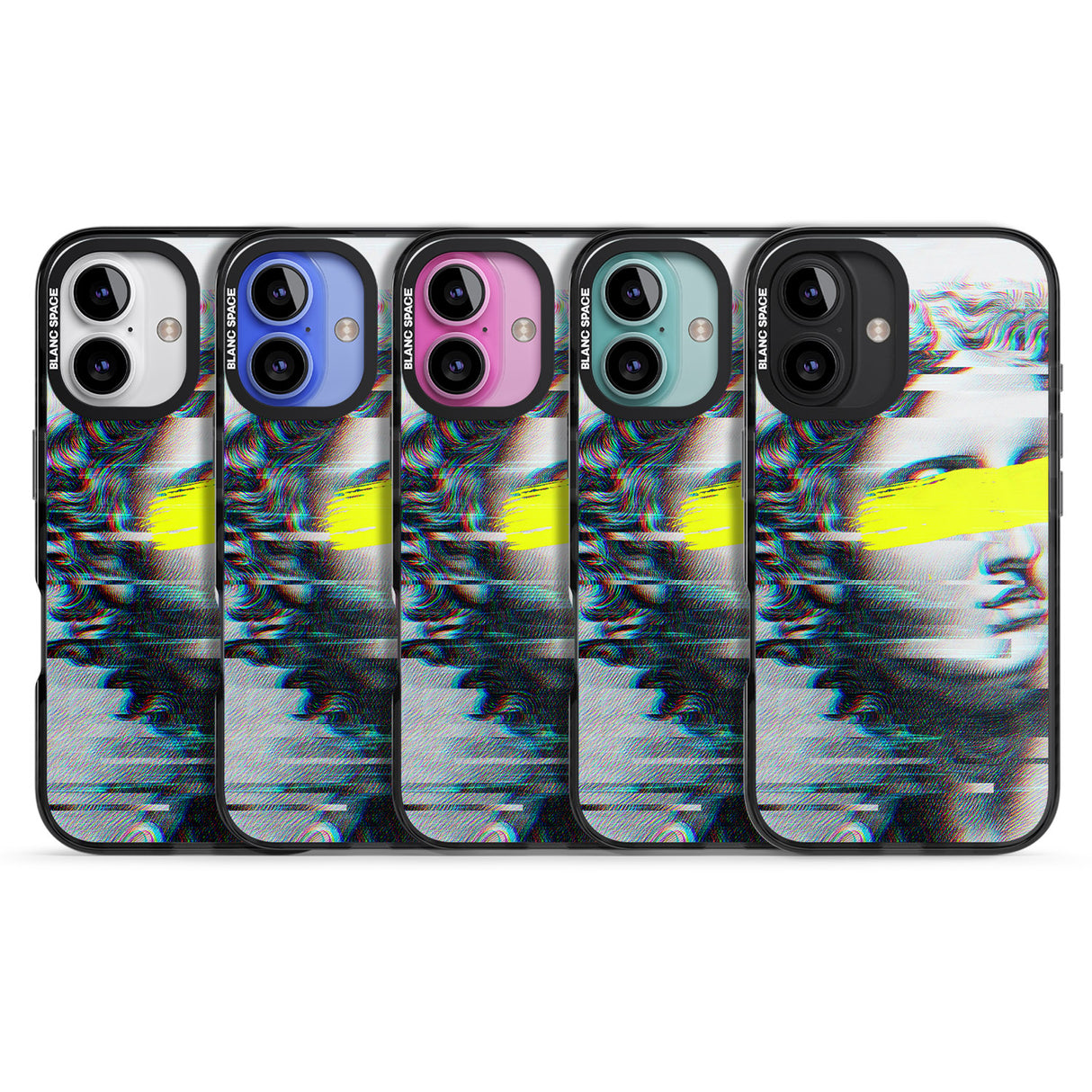 iPhone 16 Pro Max GLITCHED FRAGMENT Black Impact Phone Case