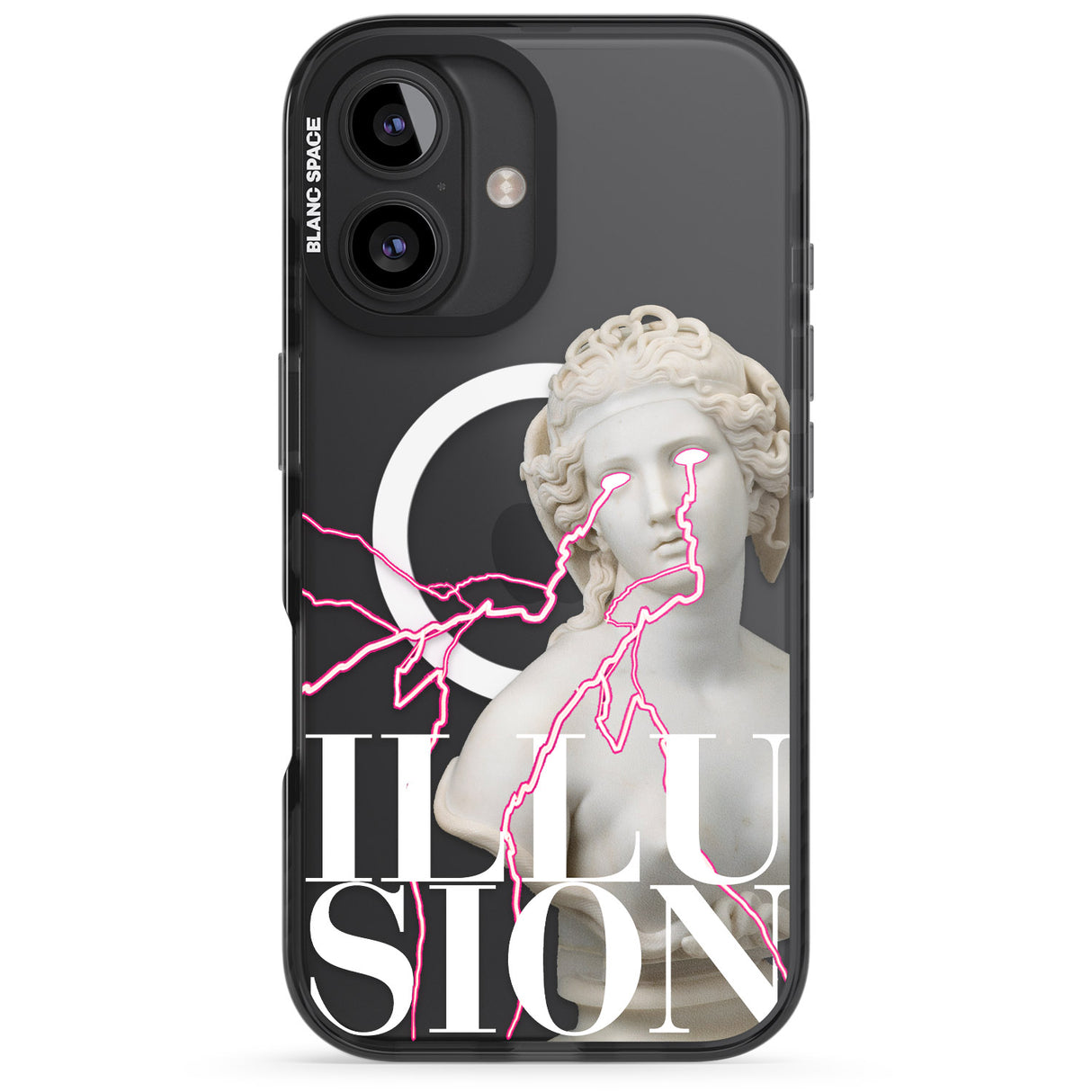 iPhone 16 Pro Max ILLUSION Black Impact Phone Case