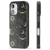 iPhone 16 Pro Max Suns, Moons & Star Signs Black Impact Phone Case