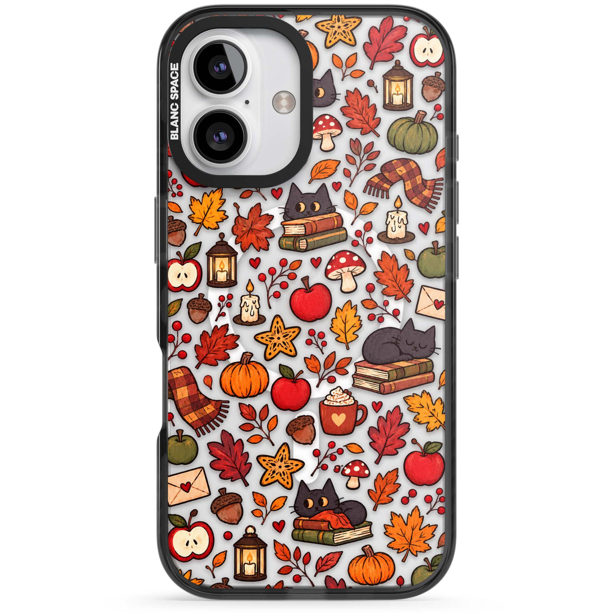 Autumn Mix iPhone case | Black Impact Magsafe case for iPhone 16, iPhone 16 Plus