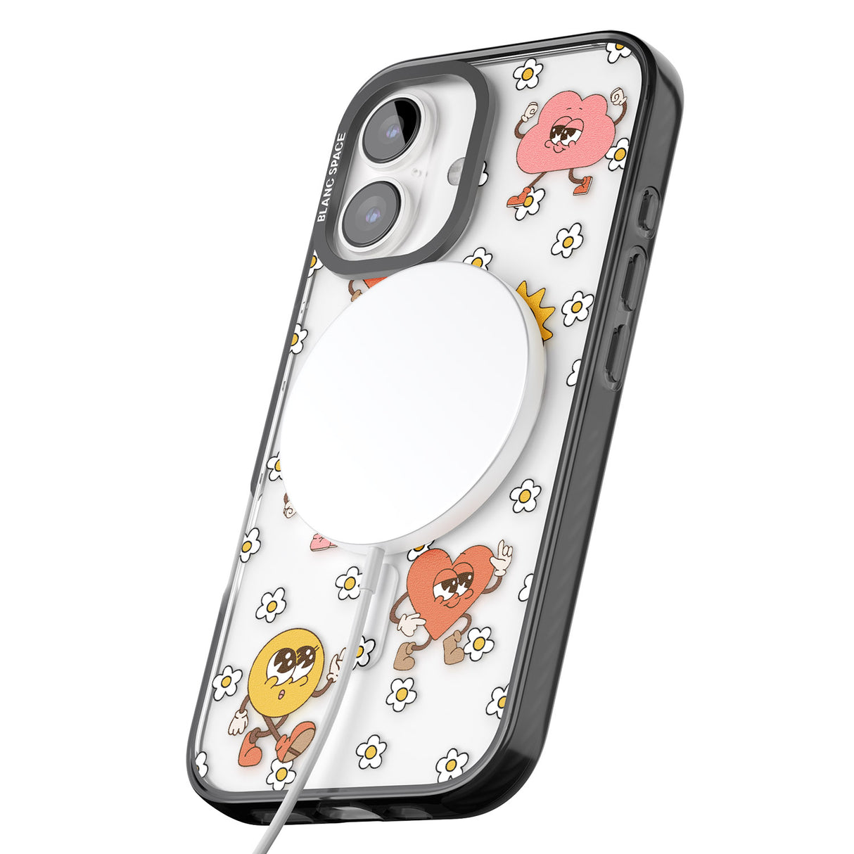 iPhone 16 Daisies & Friends Clear Impact Phone Case