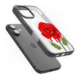 iPhone 16 Melting Rose Clear Impact Phone Case