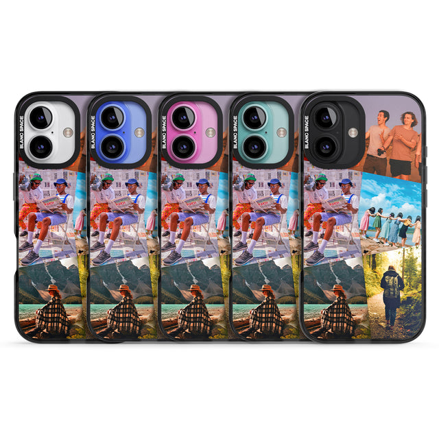 iPhone 16 Pro Max Abstract Photo Grid Black Impact Phone Case