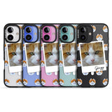 iPhone 16 Pro Max Personalised American Curl Photo Black Impact Phone Case