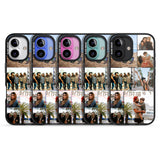 iPhone 16 Pro Max Personalised Photo Grid Black Impact Phone Case