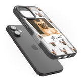 iPhone 16 Pro Max Personalised French Bulldog, Tan - Dog Photo Black Impact Phone Case