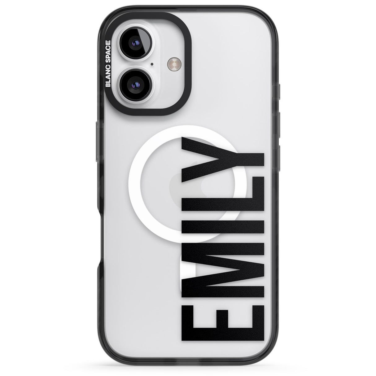 iPhone 16 Pro Max Personalised Name Black Impact Phone Case