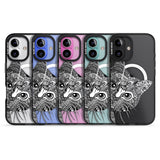 iPhone 16 Pro Max Henna Cat Black Impact Phone Case