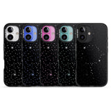 iPhone 16 Pro Max Celestial Cut-Out Stars Black Impact Phone Case