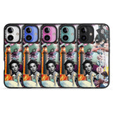 iPhone 16 Pro Max Vintage Collage: Retro Motel Black Impact Phone Case