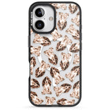 iPhone 16 Pro Max Cocker Spaniel (Brown) Watercolour Dog Pattern Black Impact Phone Case