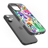 iPhone 16 Pro Max Floral Vibe Black Impact Phone Case