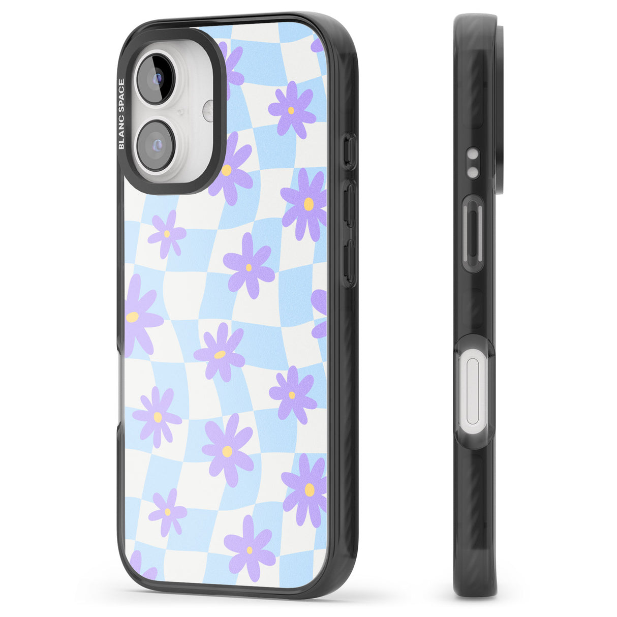 iPhone 16 Pro Max Serene Skies & Flowers Black Impact Phone Case