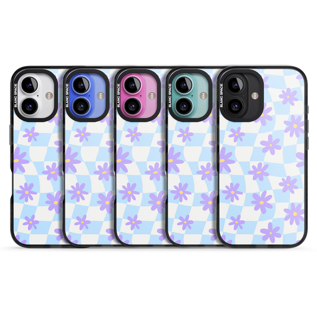 iPhone 16 Pro Max Serene Skies & Flowers Black Impact Phone Case