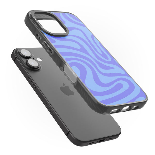 iPhone 16 Pro Max Tranquil Waves Black Impact Phone Case