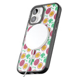 iPhone 16 Pro Max Passion Fruit Pattern Black Impact Phone Case