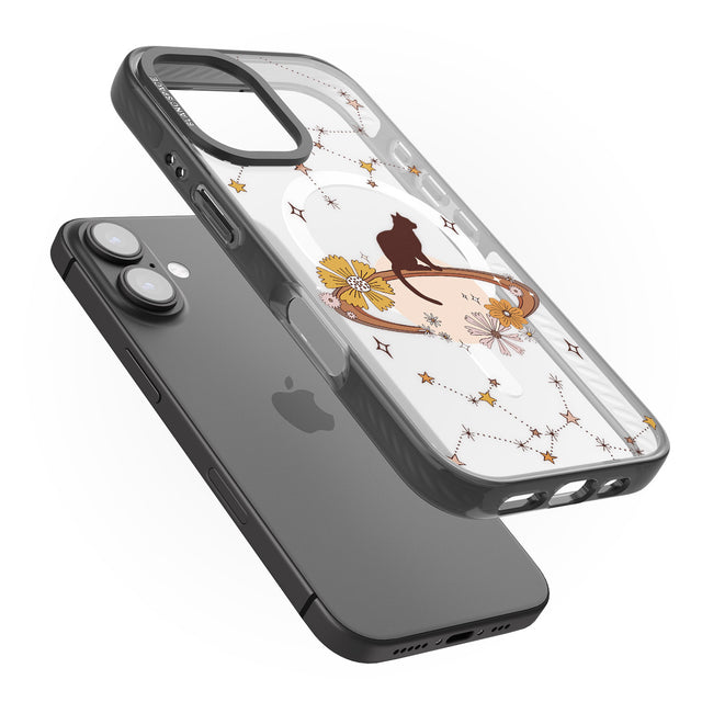 iPhone 16 Pro Max Feline Phenomenon Black Impact Phone Case