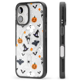 iPhone 16 Pro Max Halloween Mix Pattern Black Impact Phone Case