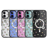 iPhone 16 Pro Max Heartstopper Leaves Pattern Black Impact Phone Case