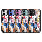 iPhone 16 Pro Max Colourful Horse Pattern Black Impact Phone Case