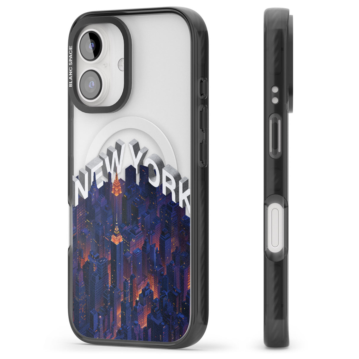 iPhone 16 Pro Max New York City Black Impact Phone Case + Magsafe