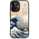 Great Wave Black Impact Magsafe Phone Case for iPhone 16, iPhone 16 Plus