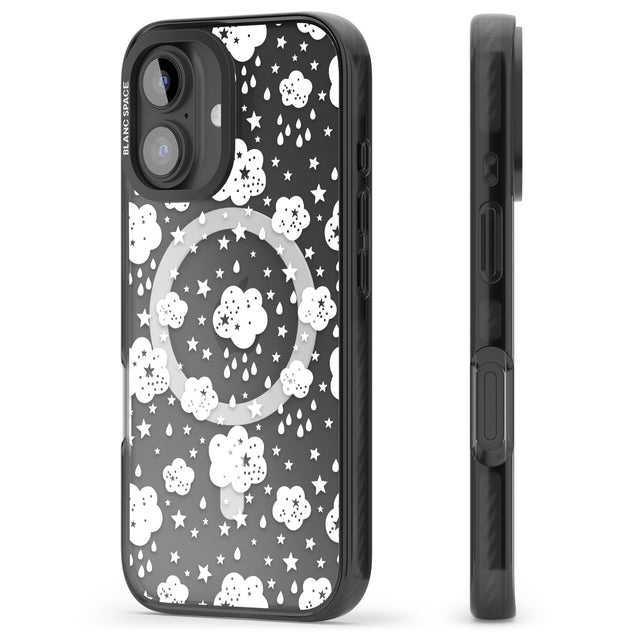 iPhone 16 Pro Max Rainy Days Black Impact Phone Case