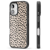 iPhone 16 Pro Max Almond Latte Black Impact Phone Case