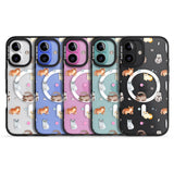 iPhone 16 Pro Max Cats with Toys - Clear Black Impact Phone Case