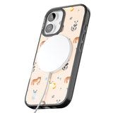 iPhone 16 Pro Max Cats with Toys Black Impact Phone Case