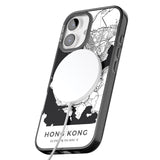 iPhone 16 Pro Max Map of Hong Kong Black Impact Phone Case