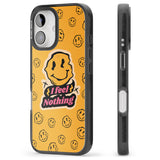 iPhone 16 Pro Max I feel nothing Black Impact Phone Case